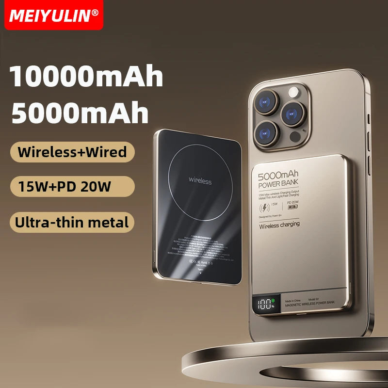 minty Wireless Magnetic Power Bank