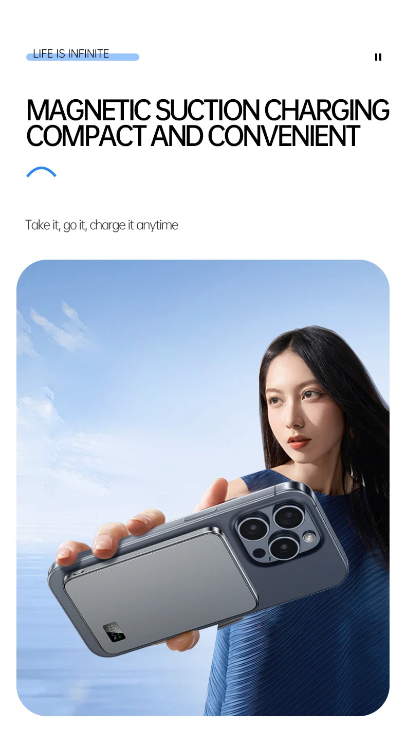 Azz Ultra Thin Magnetic Power Bank