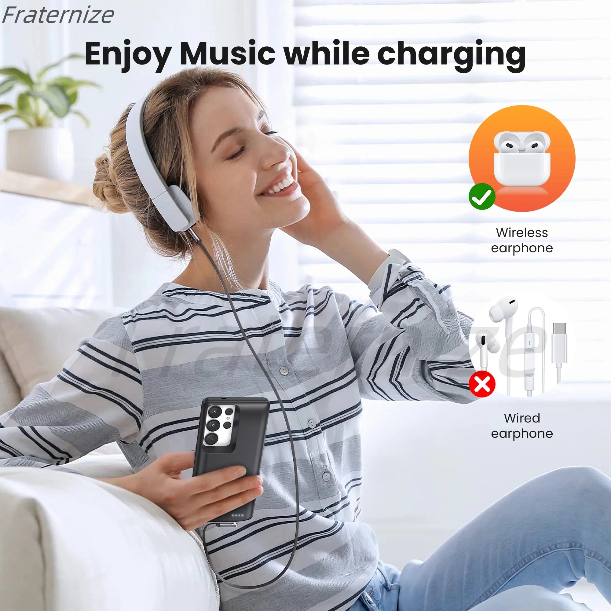 Samsung Galaxy Battery Charger Case Power Bank