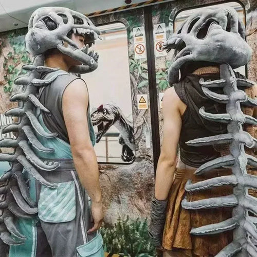 Plush Dinosaur Skeleton Outfit.