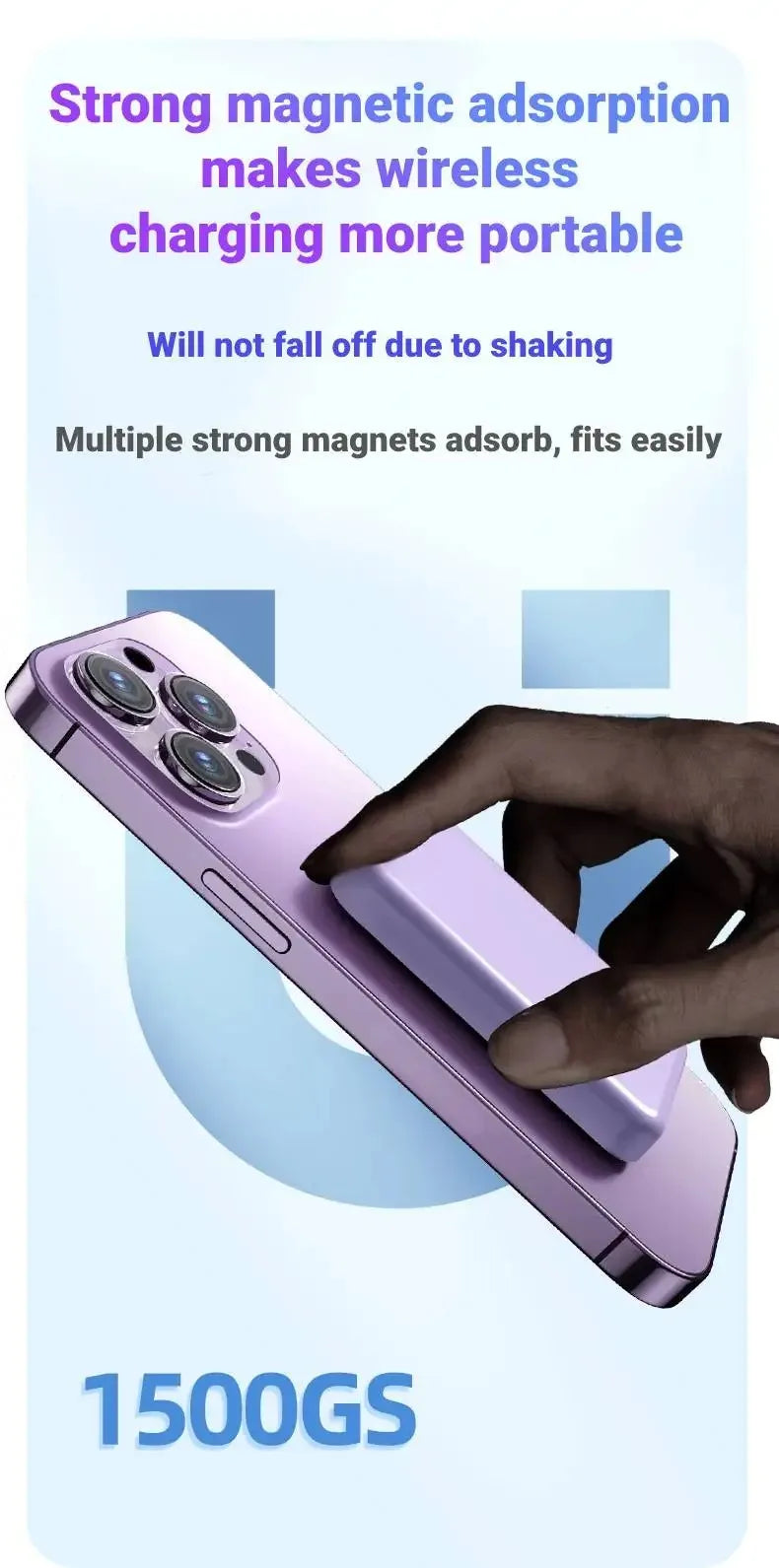 Fast Magnetic Power Bank Wireless