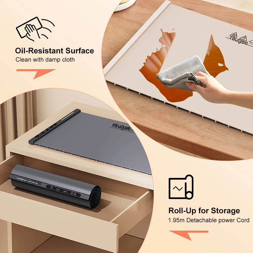 Sem Food Warmer Plate Foldable Tray