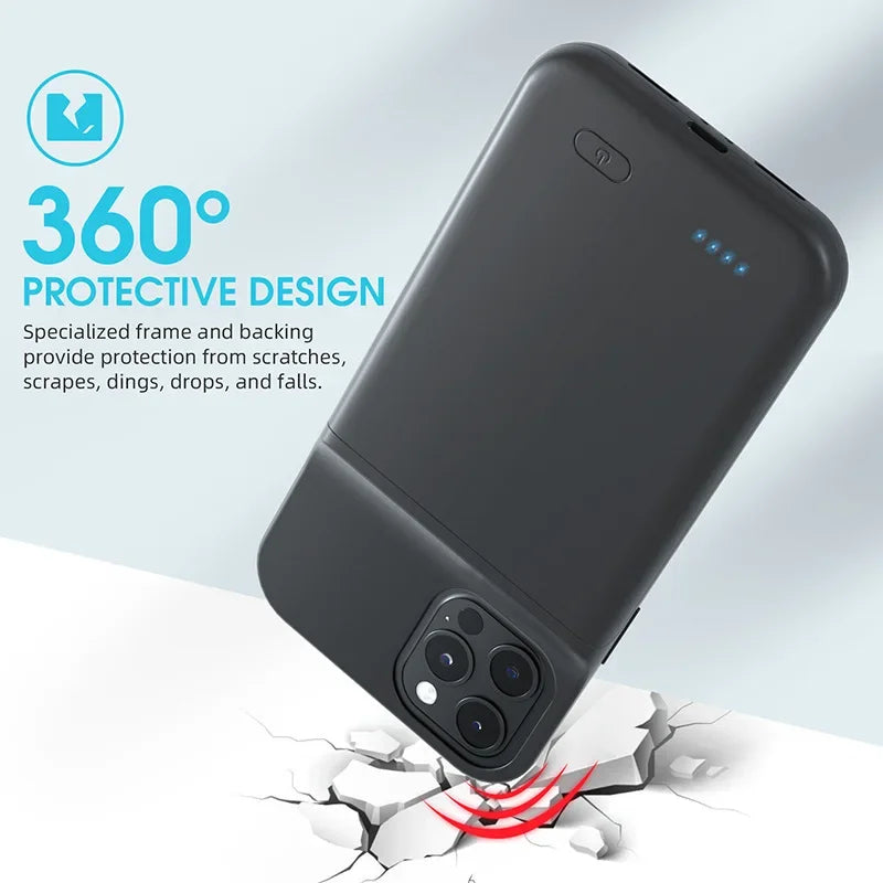 Rugged Outer shell  battery Charging Case