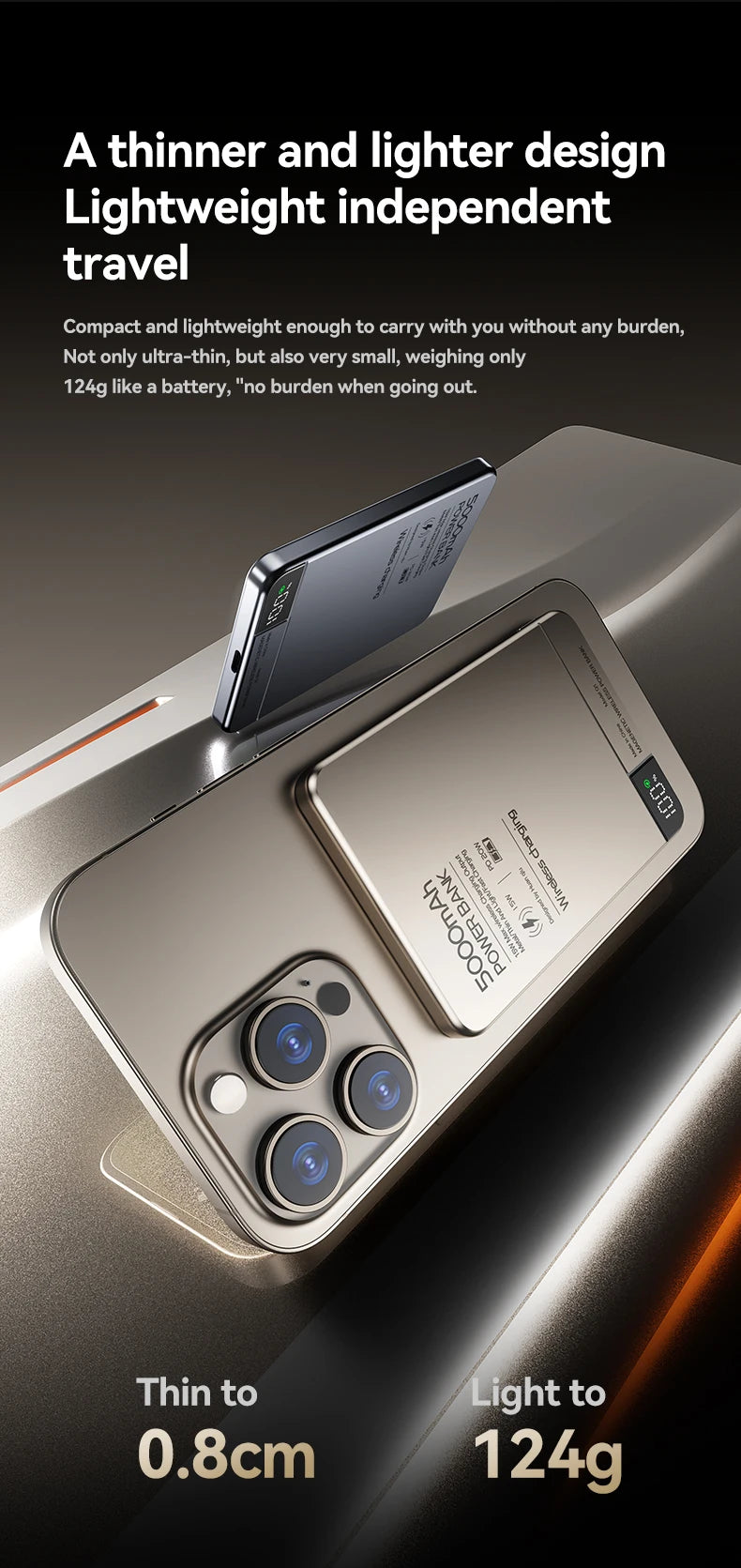 minty Wireless Magnetic Power Bank