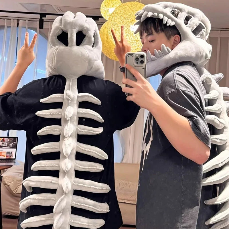 Plush Dinosaur Skeleton Outfit.