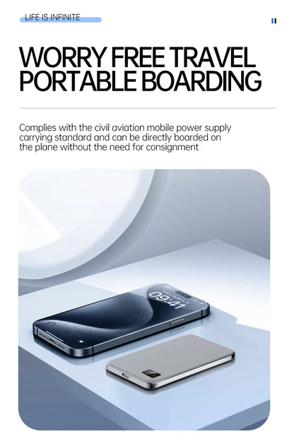 Azz Ultra Thin Magnetic Power Bank