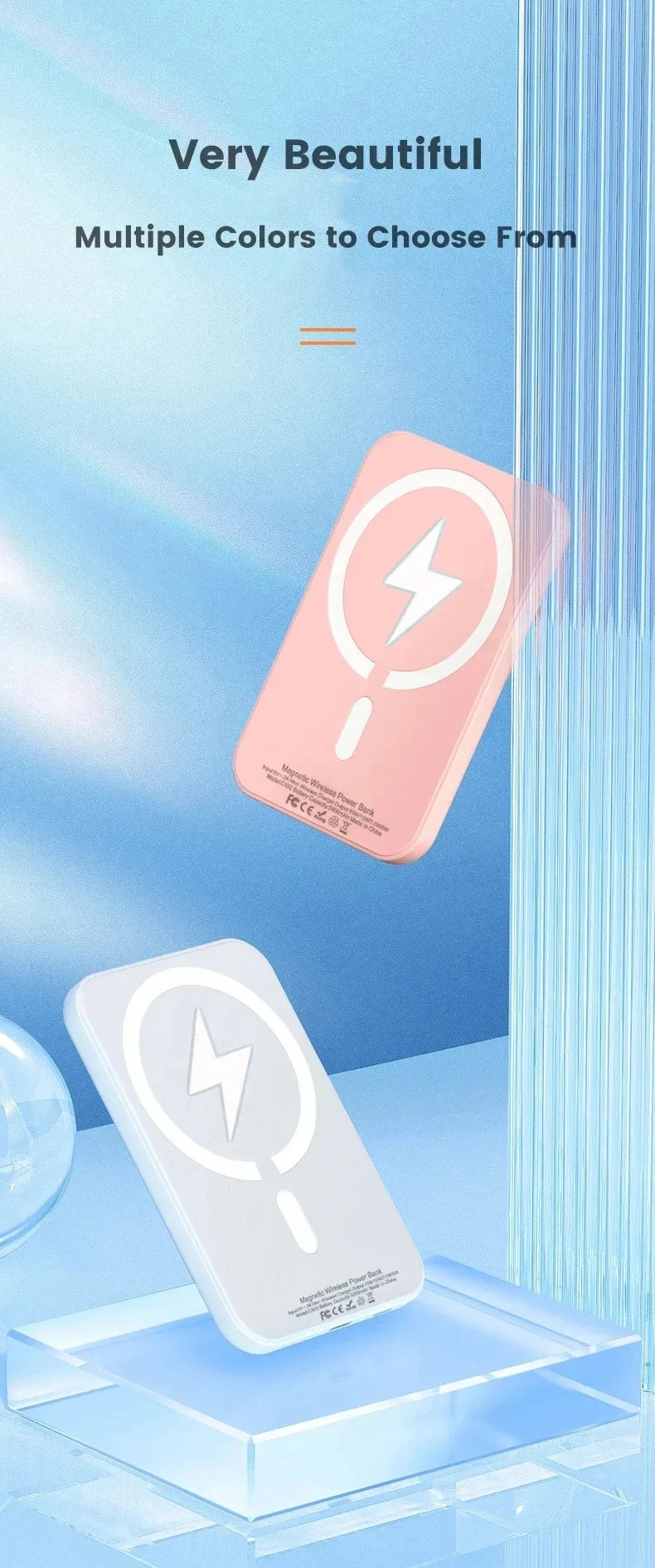 Fast Magnetic Power Bank Wireless