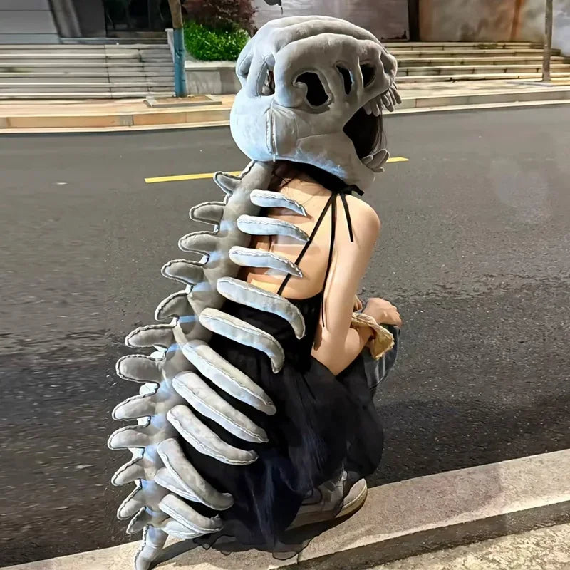 Plush Dinosaur Skeleton Outfit.