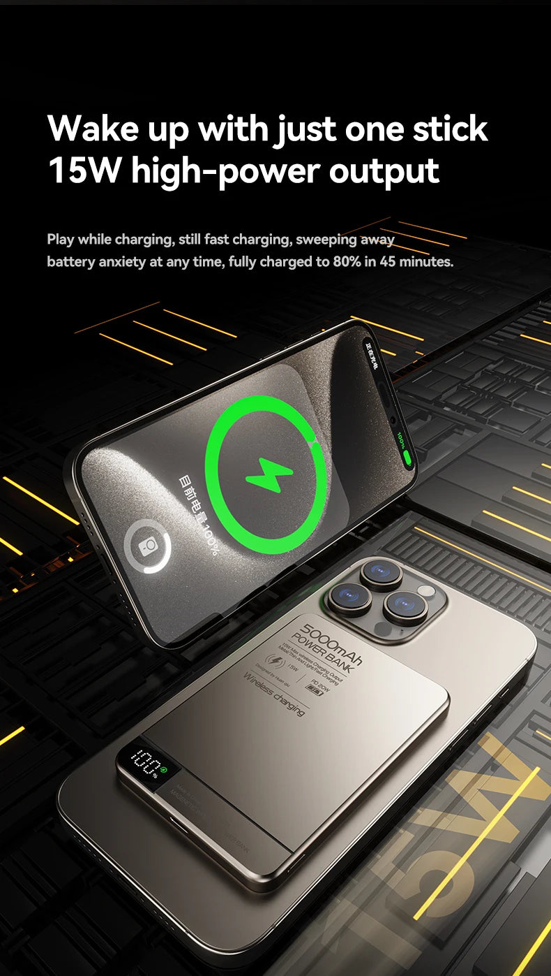 minty Wireless Magnetic Power Bank