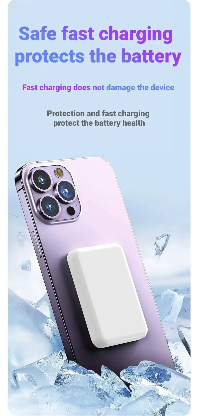 Fast Magnetic Power Bank Wireless