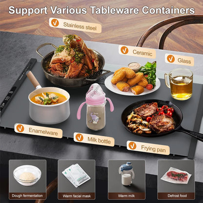 Sem Food Warmer Plate Foldable Tray