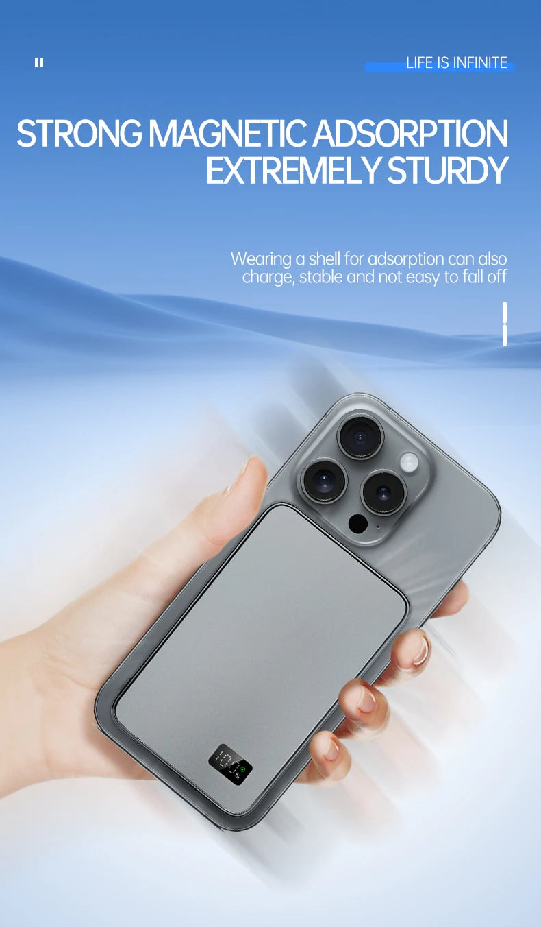 Azz Ultra Thin Magnetic Power Bank