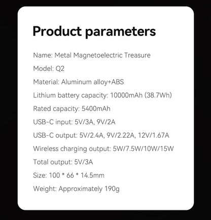minty Wireless Magnetic Power Bank