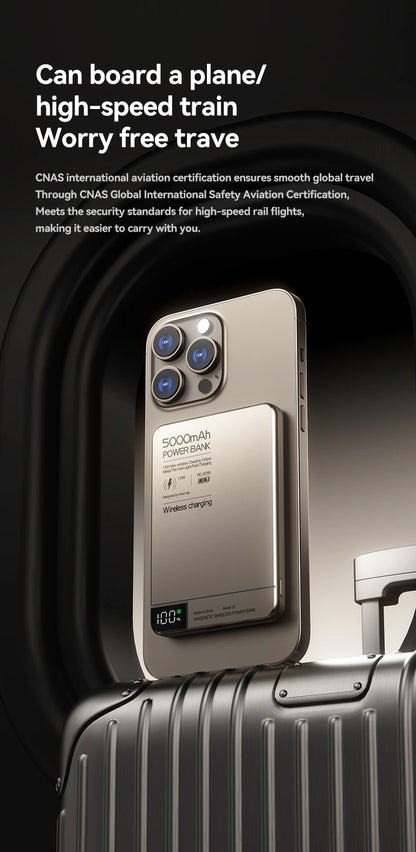 minty Wireless Magnetic Power Bank