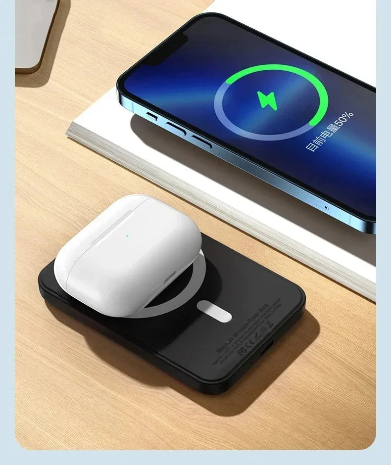 Fast Magnetic Power Bank Wireless