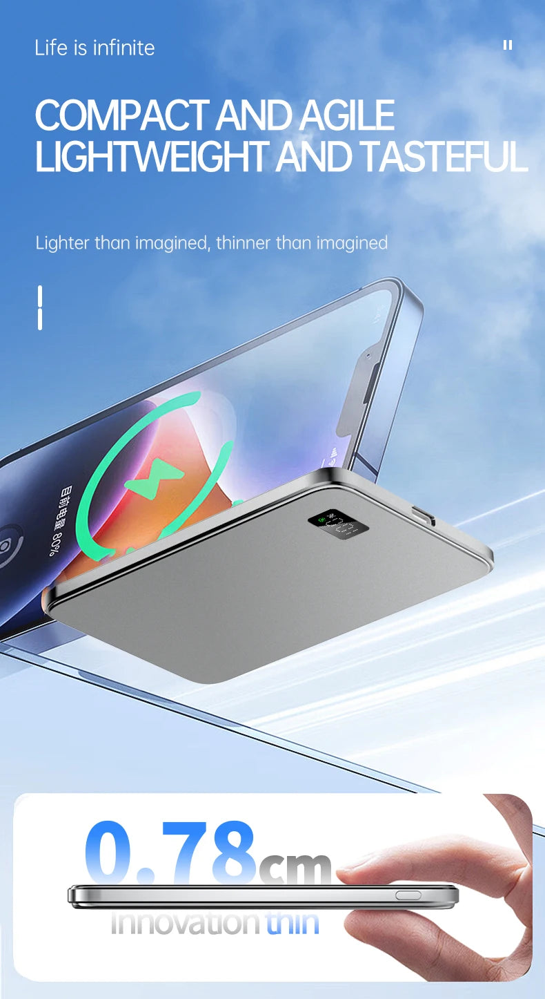 Azz Ultra Thin Magnetic Power Bank