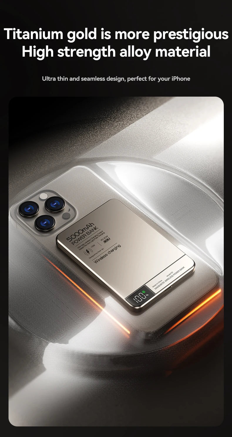 minty Wireless Magnetic Power Bank