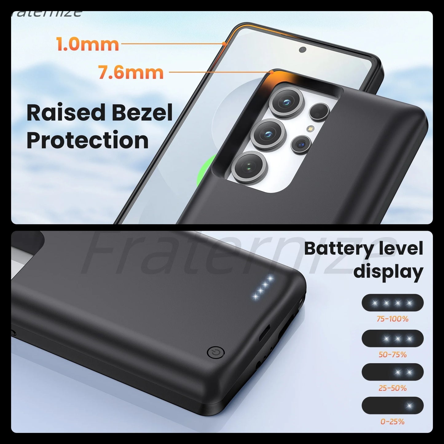 Samsung Galaxy Battery Charger Case Power Bank