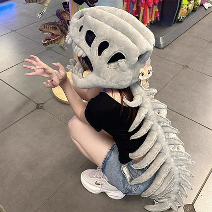 Plush Dinosaur Skeleton Outfit.