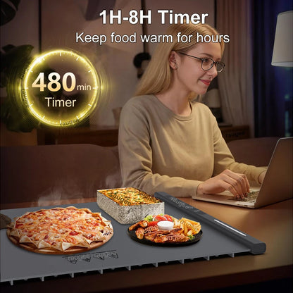 Sem Food Warmer Plate Foldable Tray