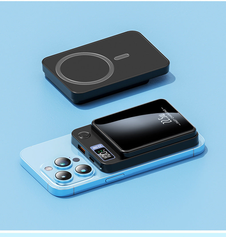 Magnetic Power Bank Black