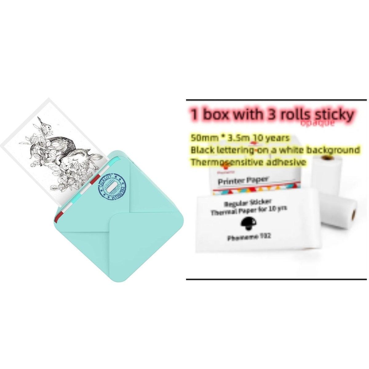 Ibo Mini Bluetooth Portable Thermal Printer